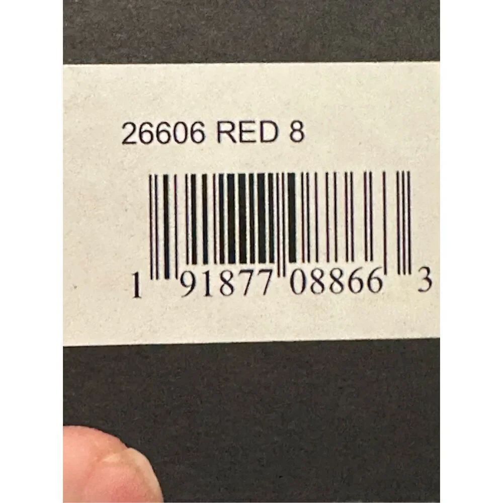 Mac Duggal NWT size 8 Ruby Red satin formal gown style 26606 - Picture 9 of 11